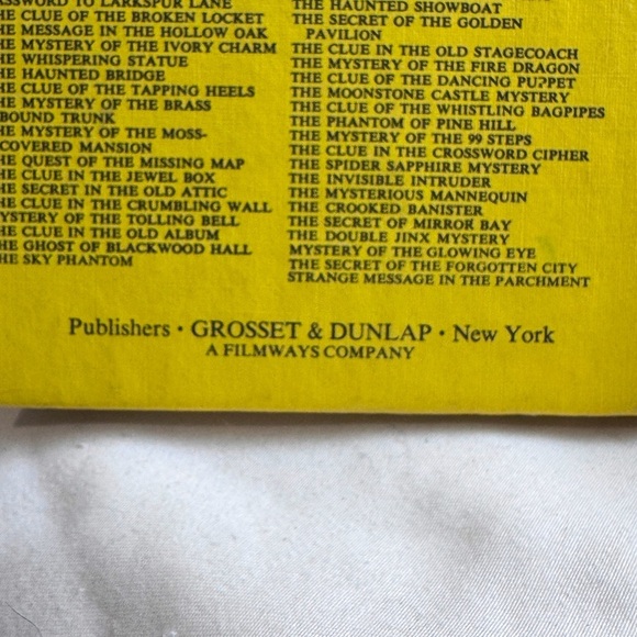 📚 Rare Vintage 1966 Nancy Drew The Mystery of the 99 Steps Hard Cover Book - Picture 14 of 16